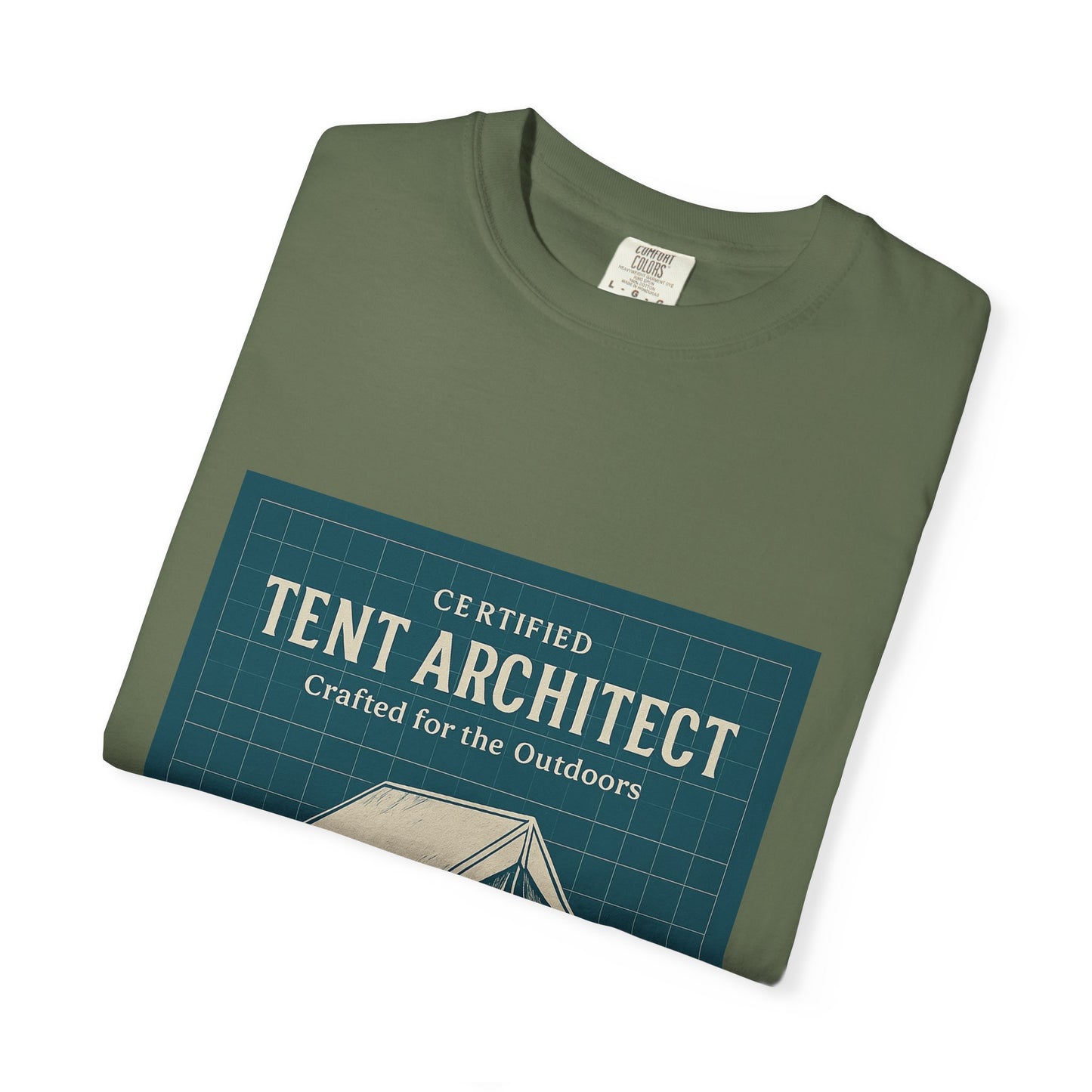 Tent Architect T-Shirt – 'Certified Tent Architect' Camping Tee for Outdoor Enthusiasts