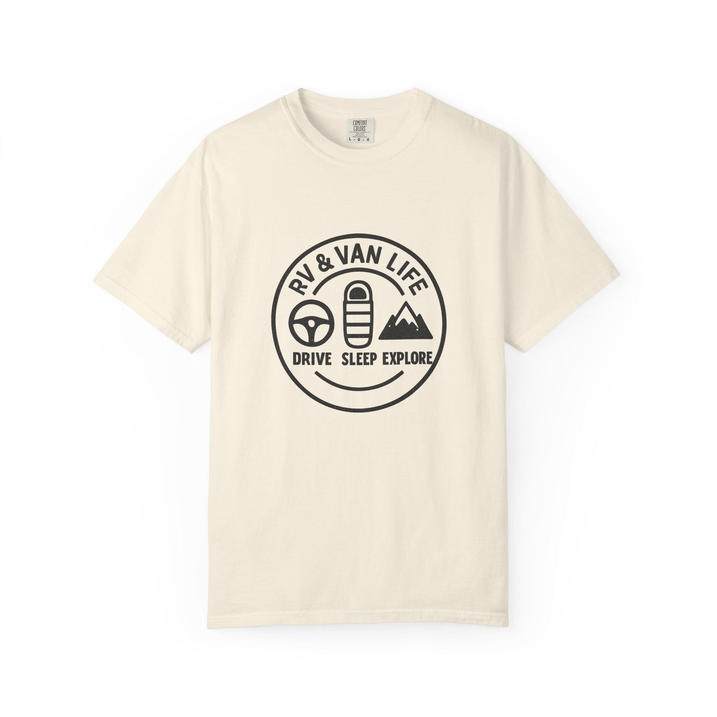 RV & Van Life T-Shirt – Drive Sleep Explore Shirt for Campers, Travelers & Nomads