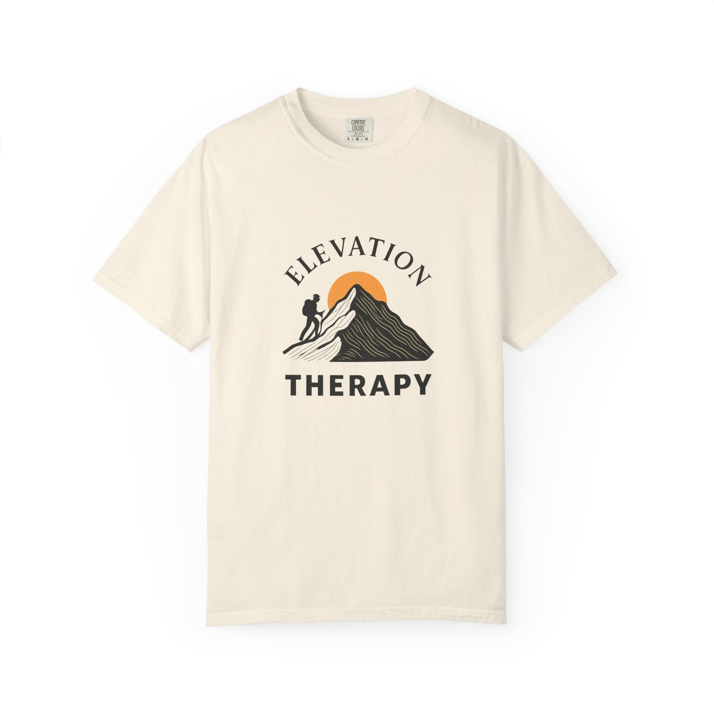 Elevation Therapy T-Shirt | Inspirational Hiking Shirt for Men & Women | Mountain Lover Tee, Outdoor Adventure Gift
