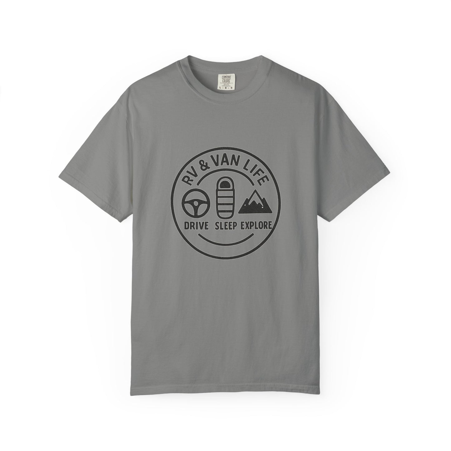 RV & Van Life T-Shirt – Drive Sleep Explore Shirt for Campers, Travelers & Nomads