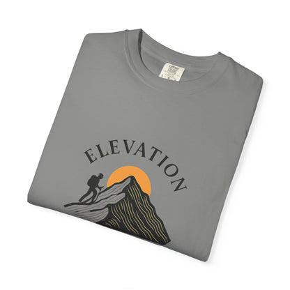 Elevation Therapy T-Shirt | Inspirational Hiking Shirt for Men & Women | Mountain Lover Tee, Outdoor Adventure Gift
