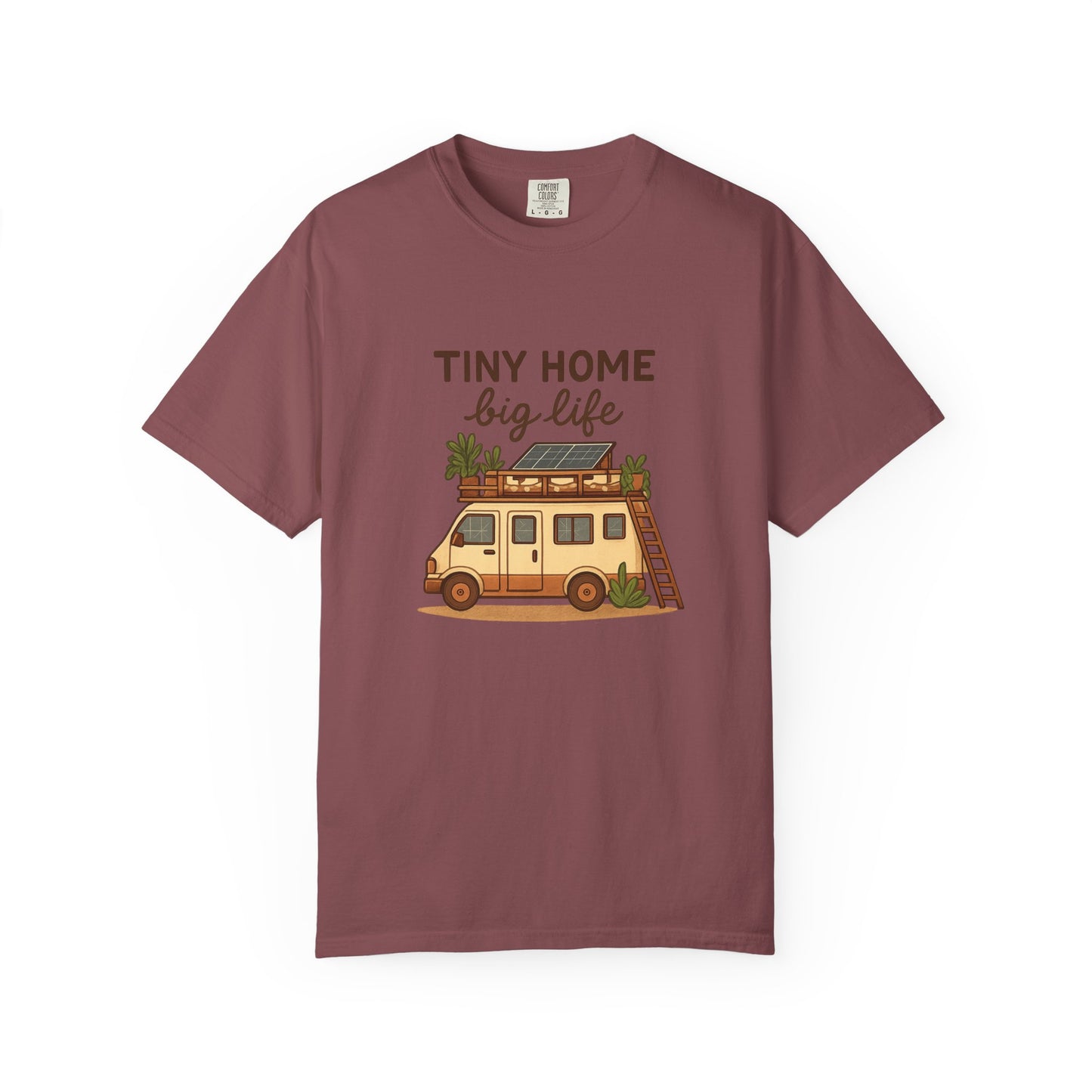 Tiny Home Big Life T-Shirt – Van Life Shirt for Travelers, Minimalists & Adventure Lovers