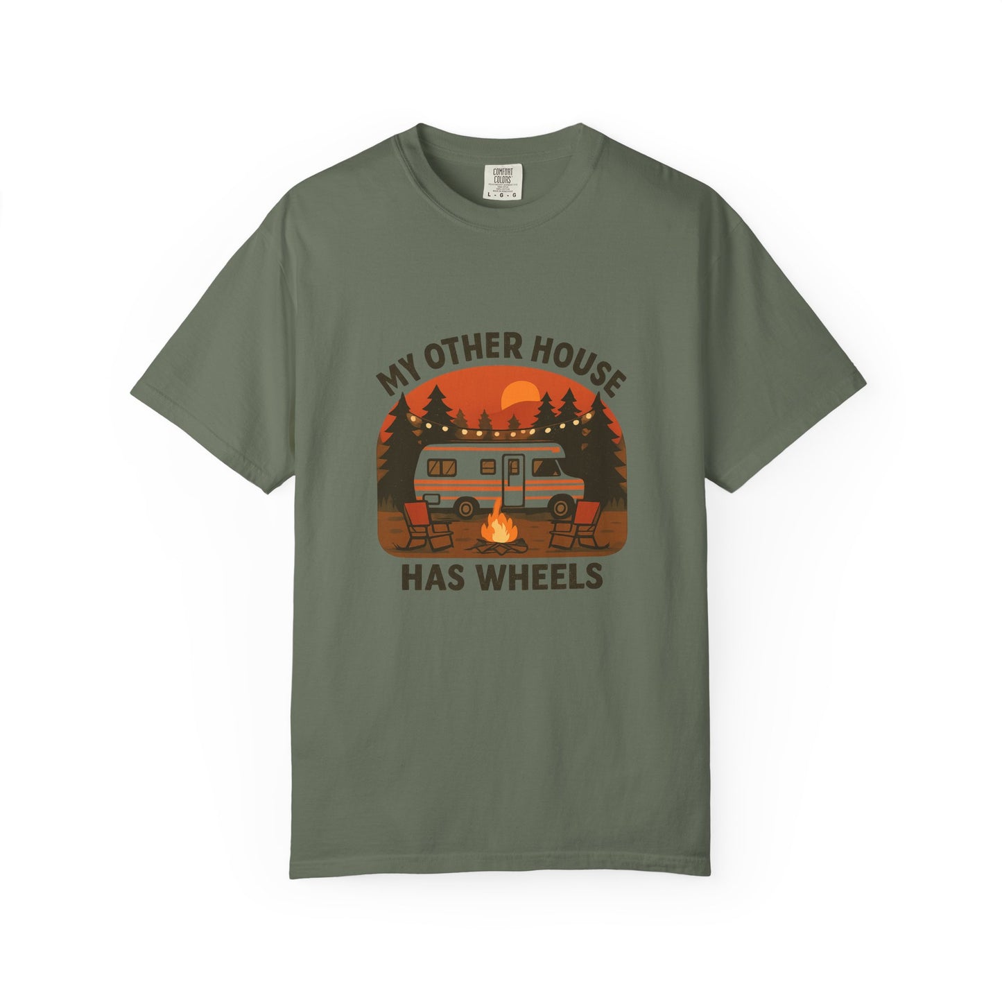 My Other House Has Wheels T-Shirt – Funny RV Camping Shirt for Travelers, Campers & Van Life Lovers