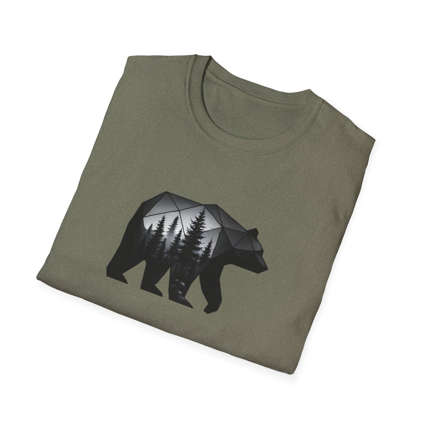 Geometric bear forest T-Shirt