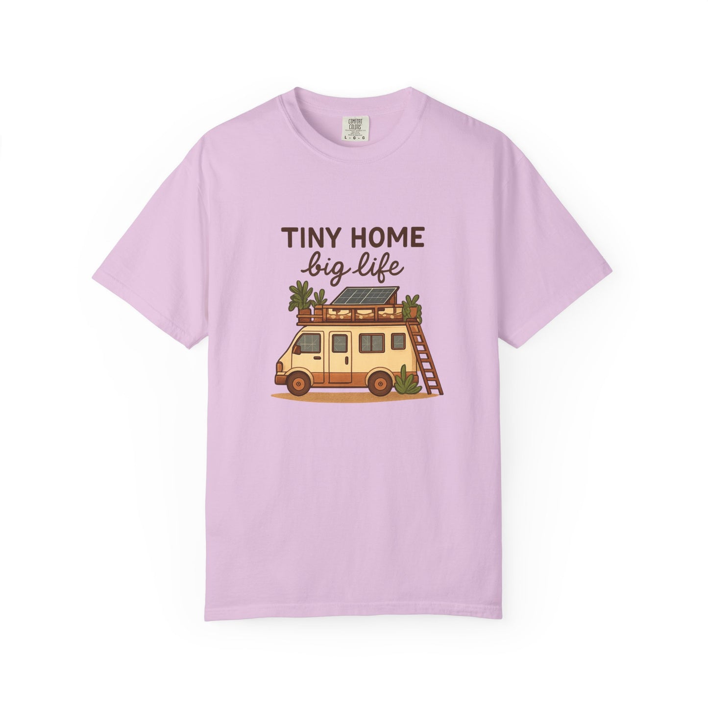 Tiny Home Big Life T-Shirt – Van Life Shirt for Travelers, Minimalists & Adventure Lovers