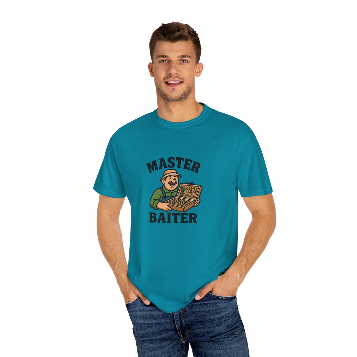 “Master Baiter” Fishing T-Shirt – The Funniest Catch of the Day!