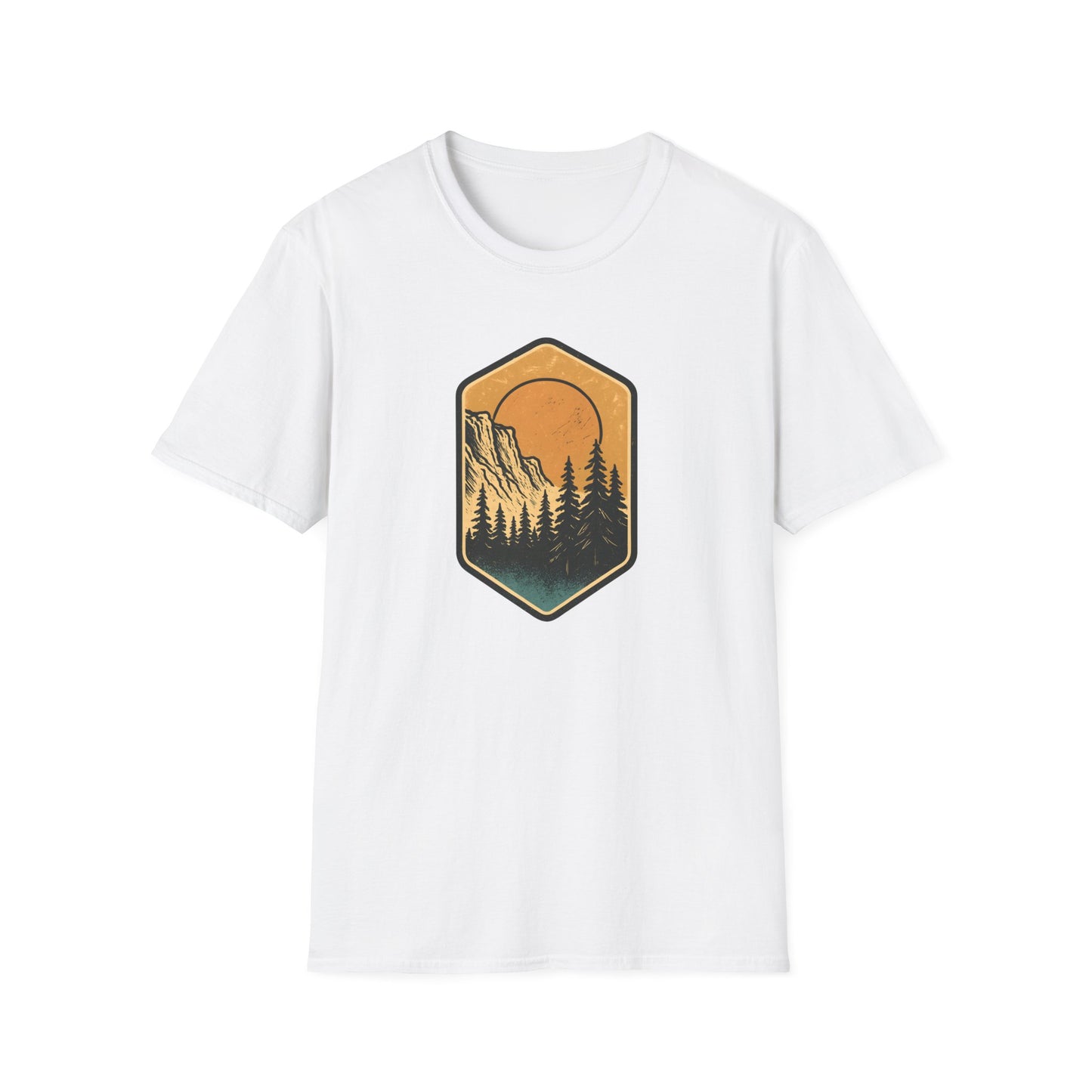 Sunset Mountain Forest T-Shirt