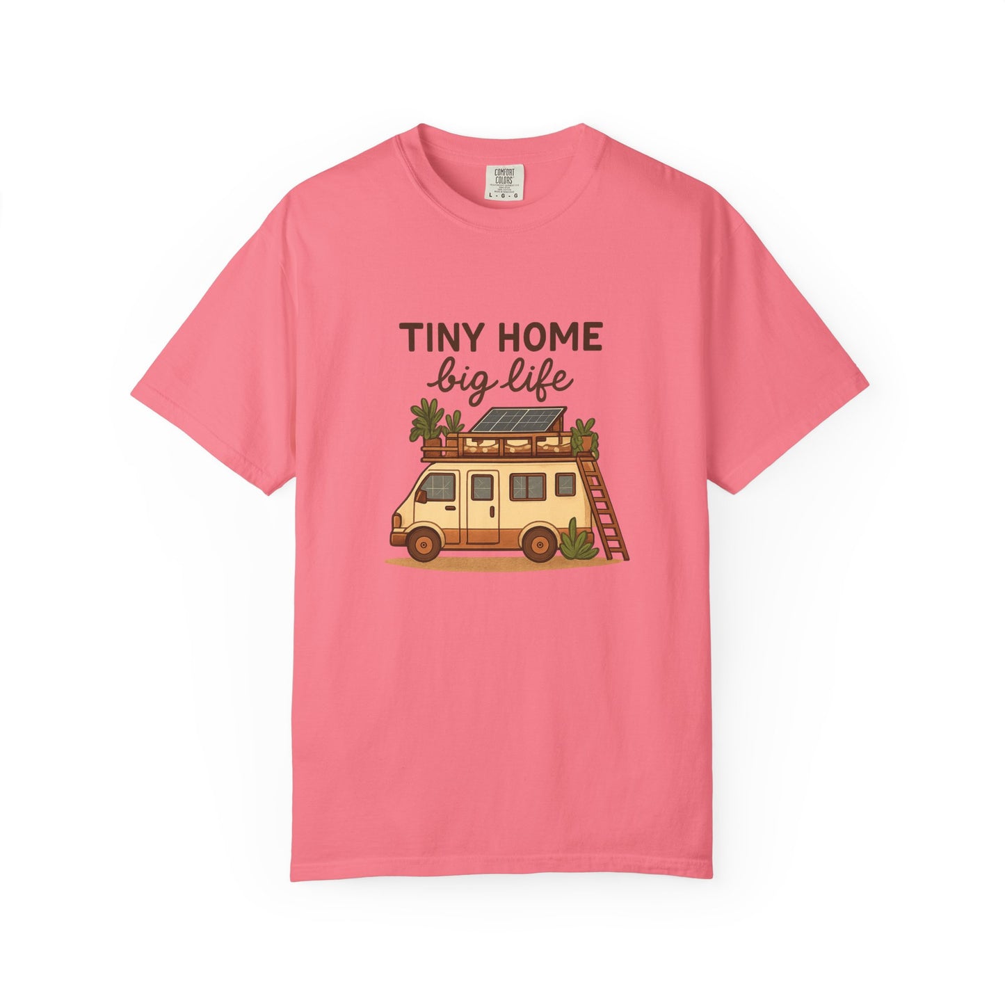 Tiny Home Big Life T-Shirt – Van Life Shirt for Travelers, Minimalists & Adventure Lovers