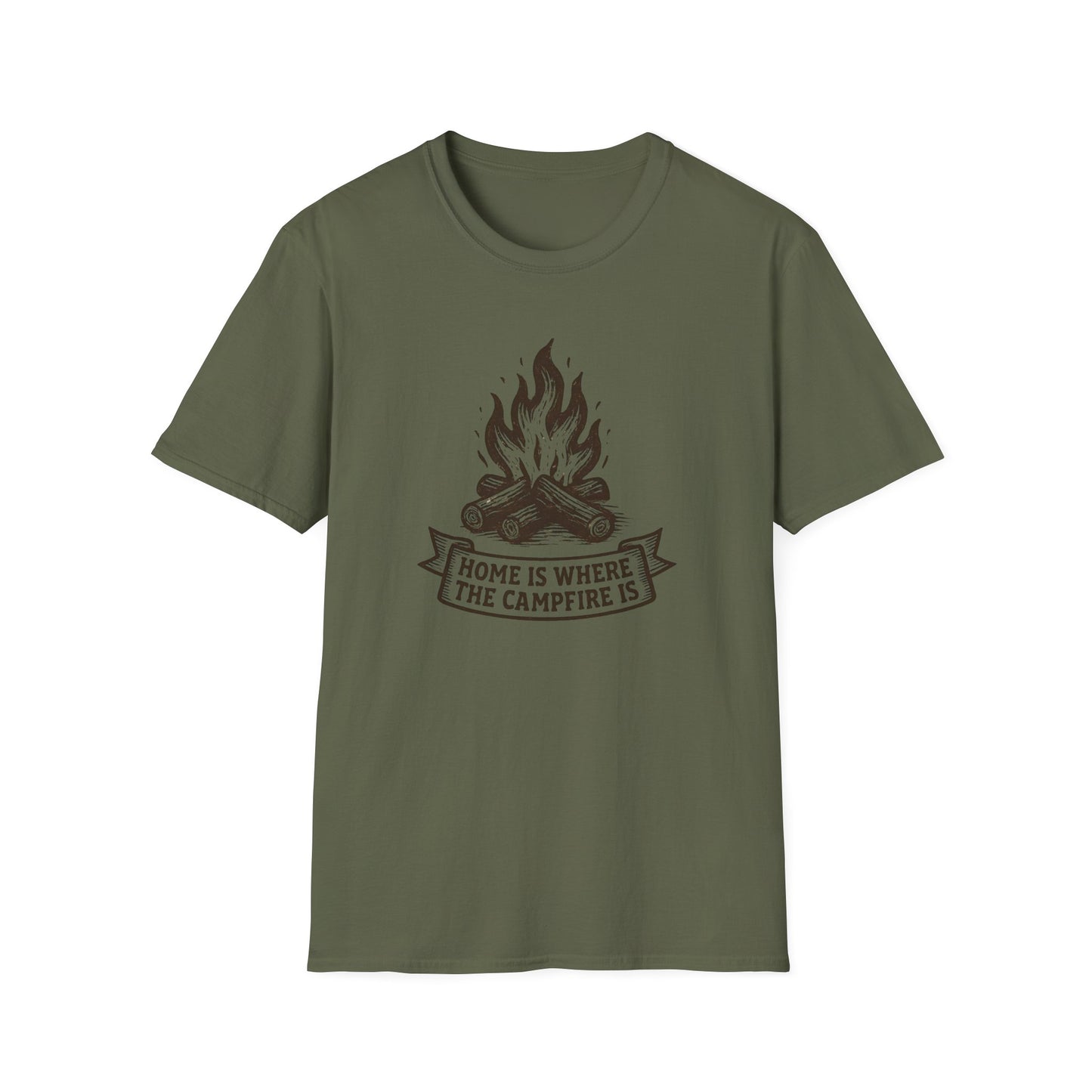 Campfire Home Banner T-Shirt
