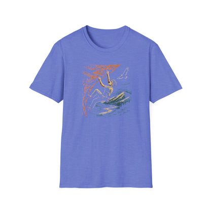 Climber on cliff T-Shirt