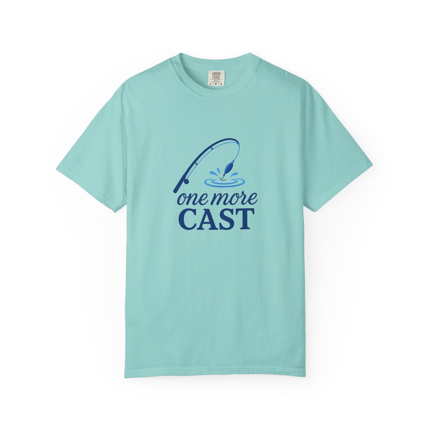 “One More Cast” Fishing T-Shirt – Funny Angler Tee for Men & Women | Perfect for Fishermen Who Swear THIS Time Is the Last Cast 😆