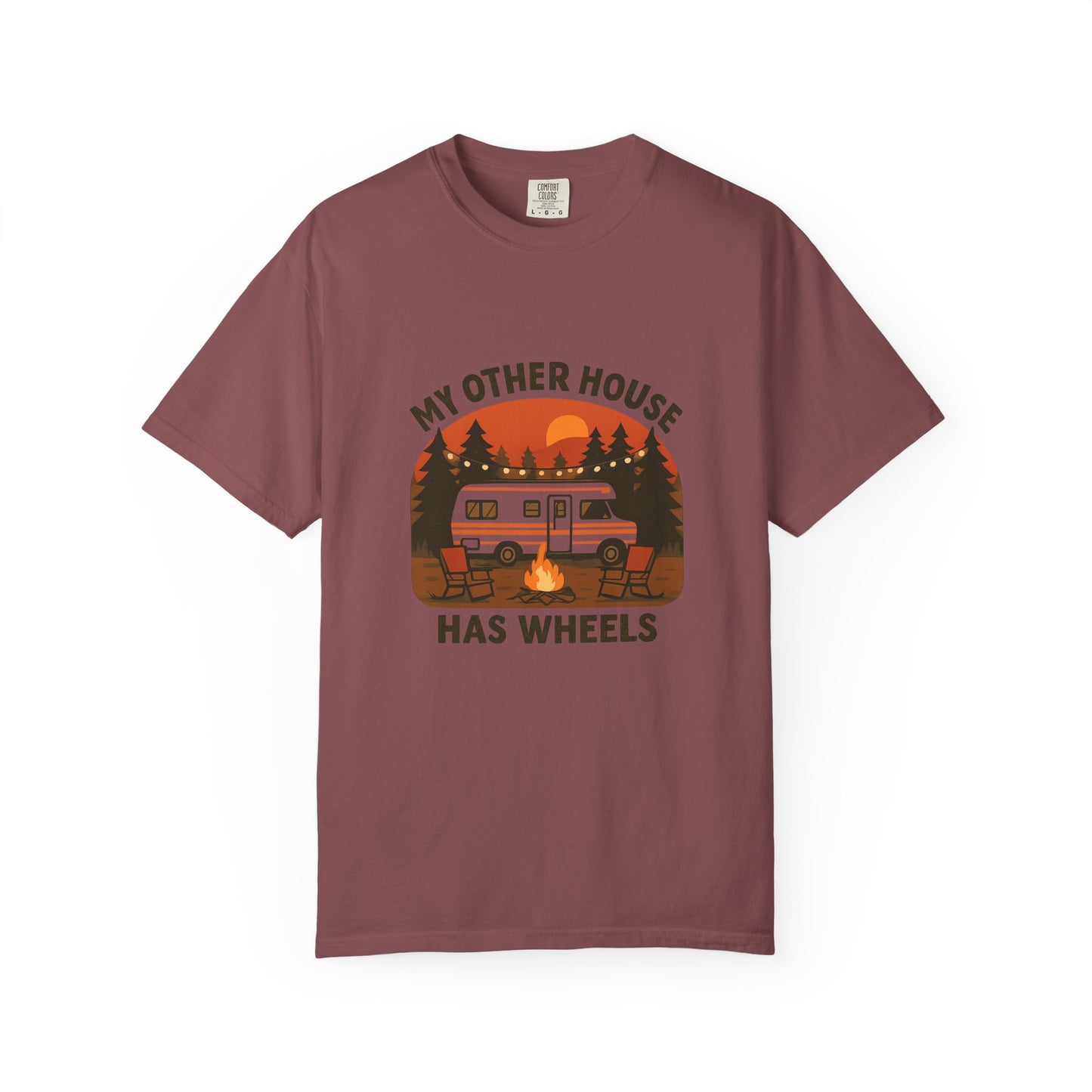 My Other House Has Wheels T-Shirt – Funny RV Camping Shirt for Travelers, Campers & Van Life Lovers
