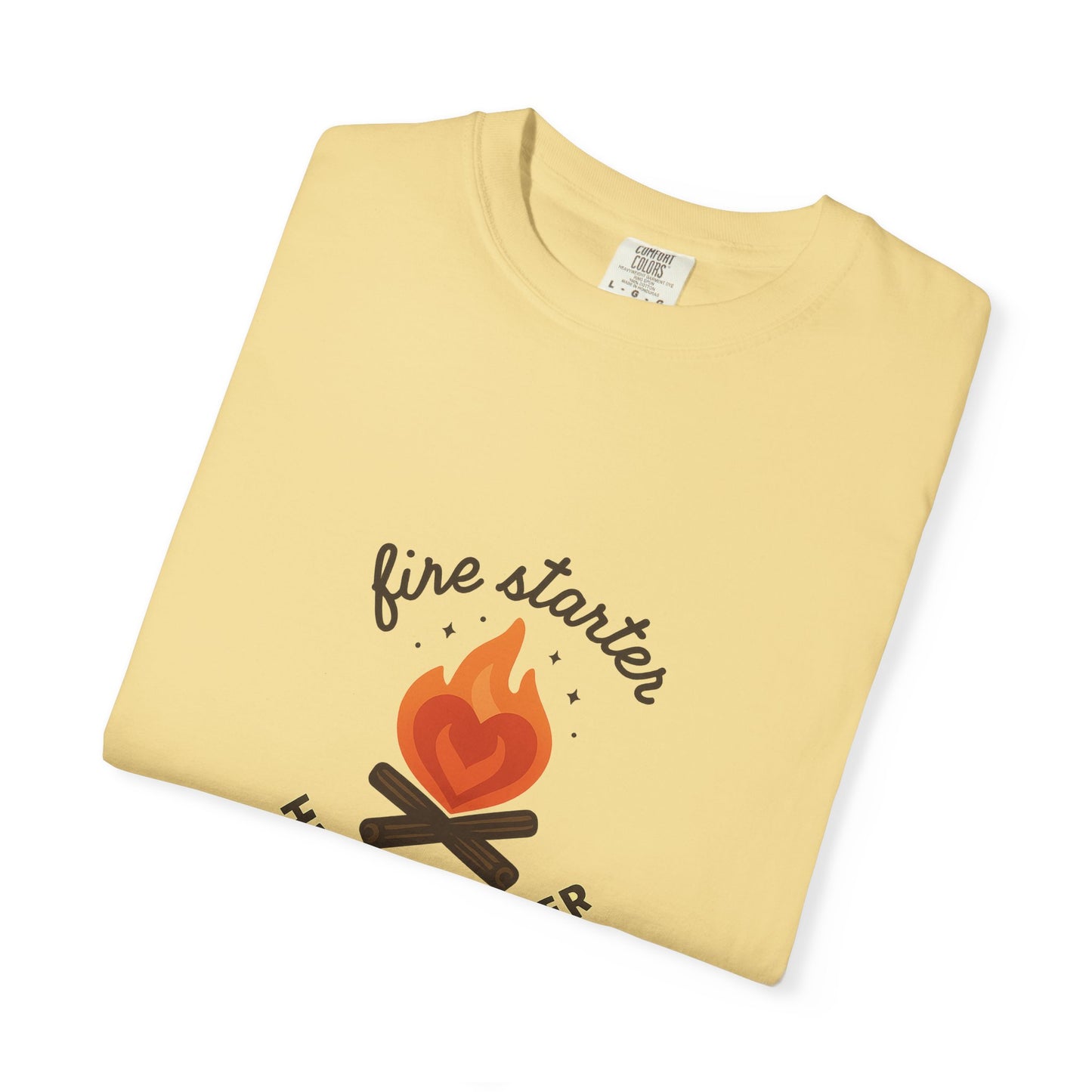Fire Starter, Heart Breaker T-Shirt – Cute Camping Shirt for Women | Outdoorsy, Sassy & Adventure-Ready