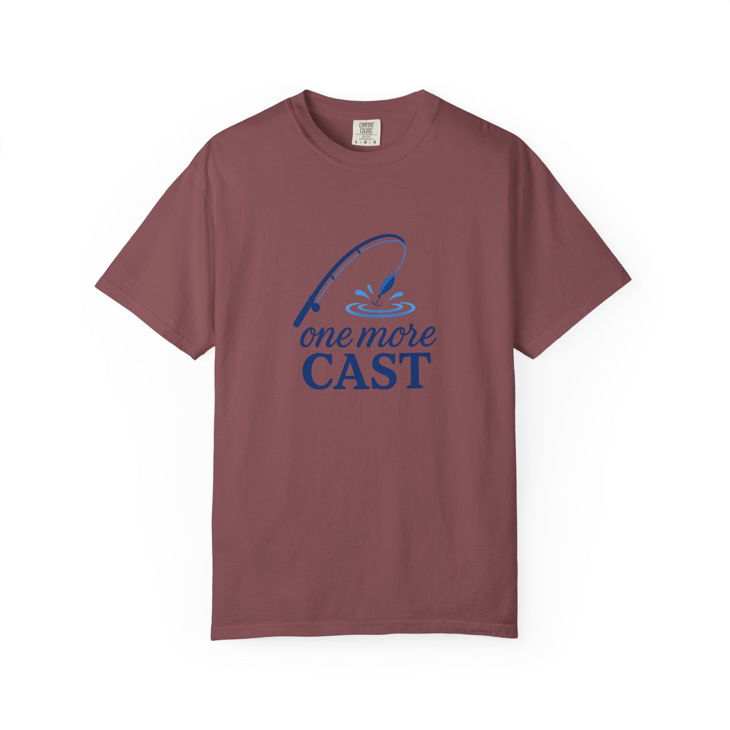 “One More Cast” Fishing T-Shirt – Funny Angler Tee for Men & Women | Perfect for Fishermen Who Swear THIS Time Is the Last Cast 😆