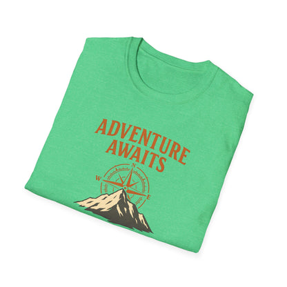 Adventure awaits compass mountain T-Shirt