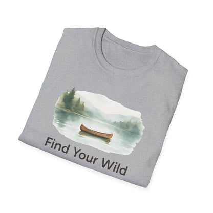 Canoe on Calm Lake T-Shirt