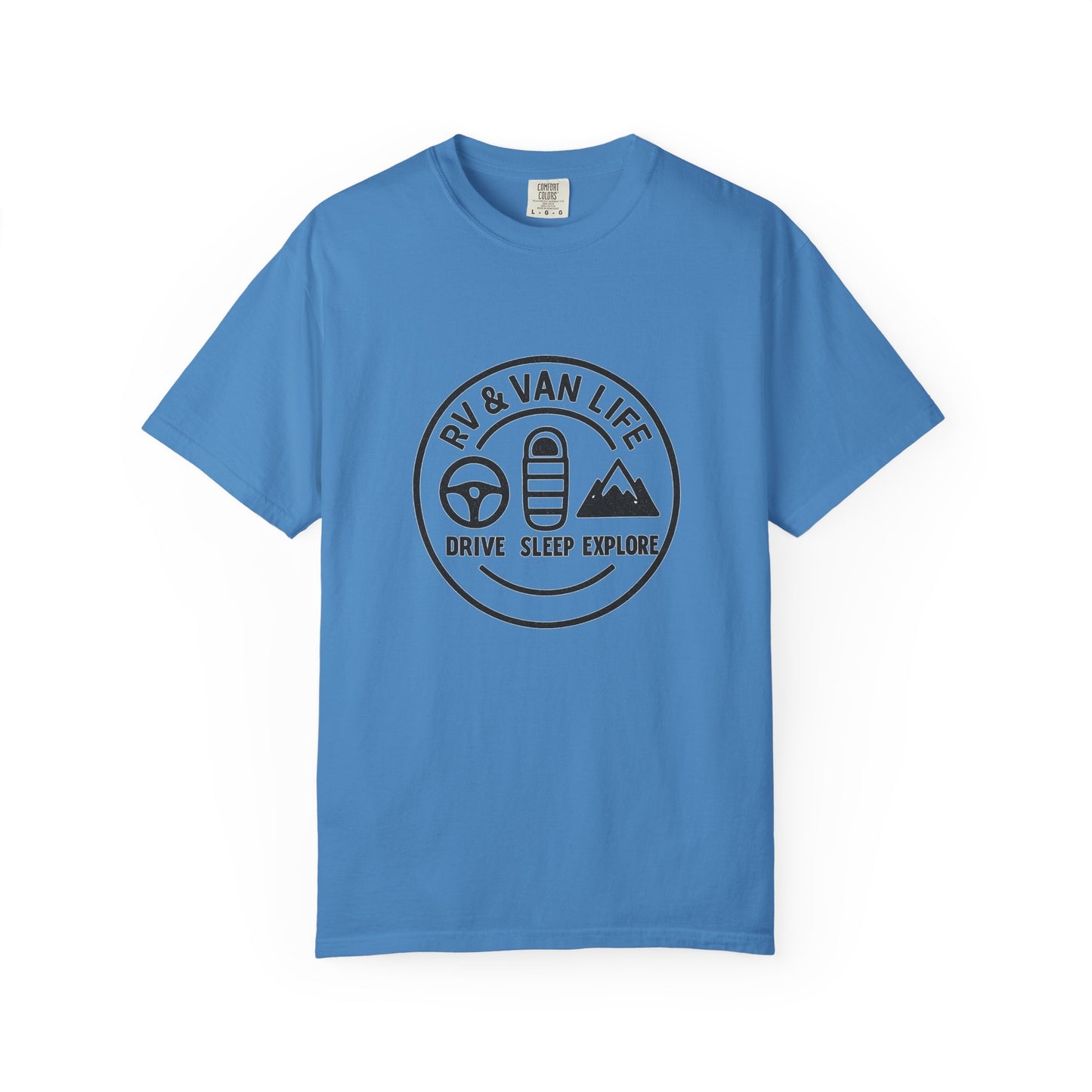 RV & Van Life T-Shirt – Drive Sleep Explore Shirt for Campers, Travelers & Nomads