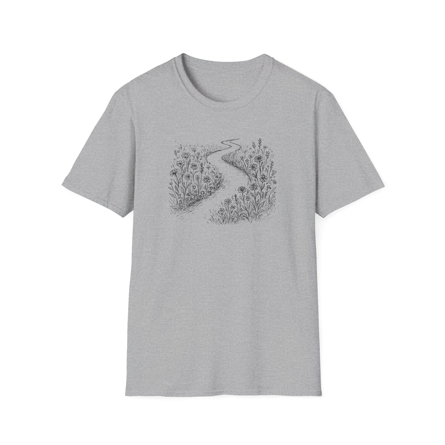 Winding path through grass T-Shirt