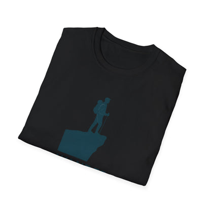Hiker on Cliff T-Shirt