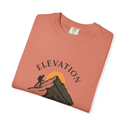 Elevation Therapy T-Shirt | Inspirational Hiking Shirt for Men & Women | Mountain Lover Tee, Outdoor Adventure Gift