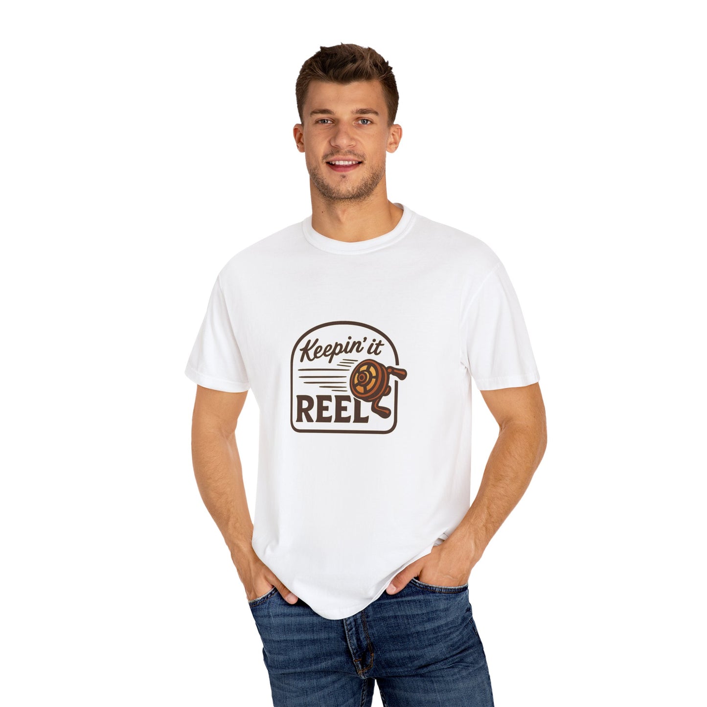 Keepin’ It Reel T-Shirt | Funny Fishing Shirt for Men & Women | Angler Gift, Fisherman Humor Tee
