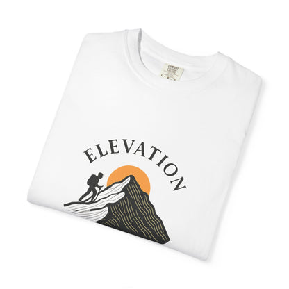 Elevation Therapy T-Shirt | Inspirational Hiking Shirt for Men & Women | Mountain Lover Tee, Outdoor Adventure Gift