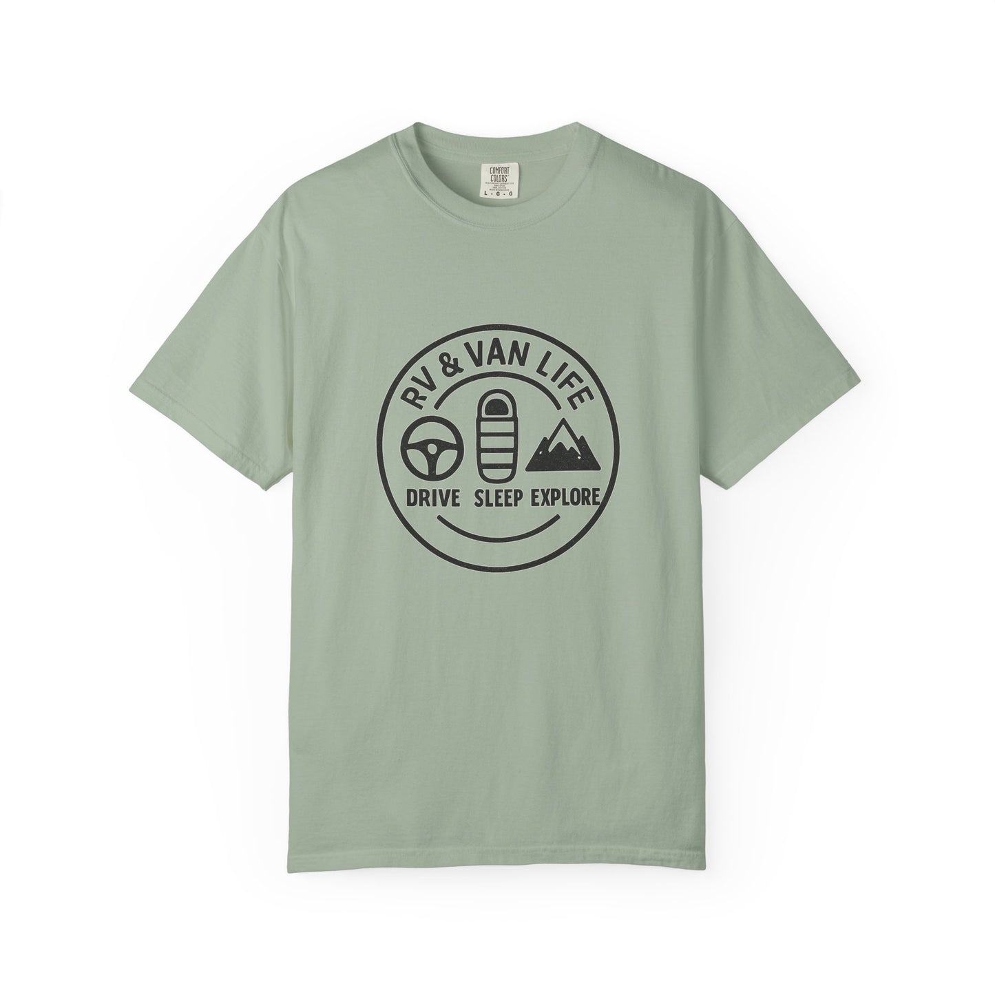 RV & Van Life T-Shirt – Drive Sleep Explore Shirt for Campers, Travelers & Nomads