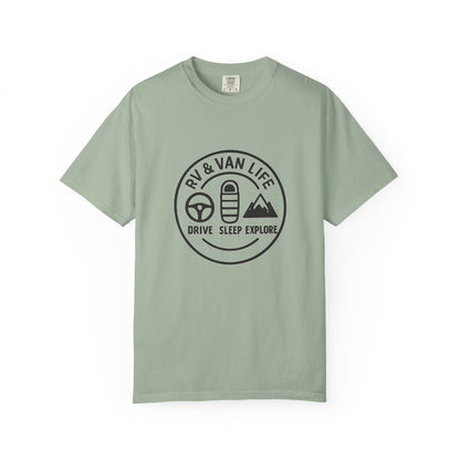 RV & Van Life T-Shirt – Drive Sleep Explore Shirt for Campers, Travelers & Nomads