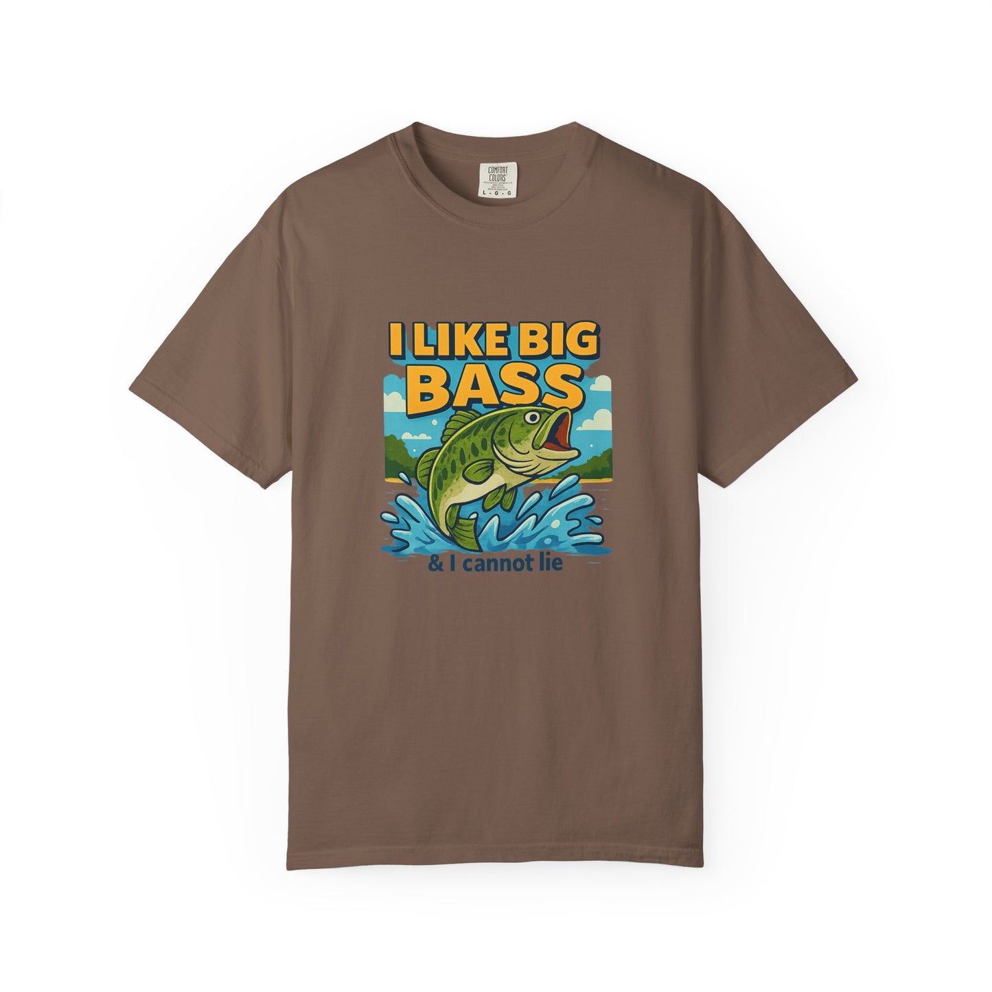 “I Like Big Bass & I Cannot Lie” Funny Fishing T-Shirt for Anglers & Big Catch Fans