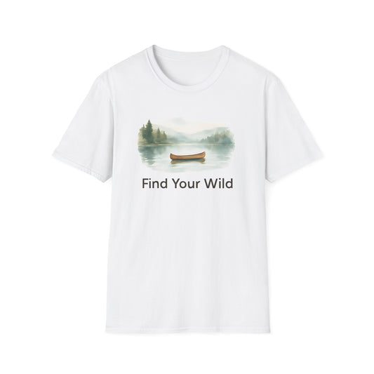 Canoe on Calm Lake T-Shirt