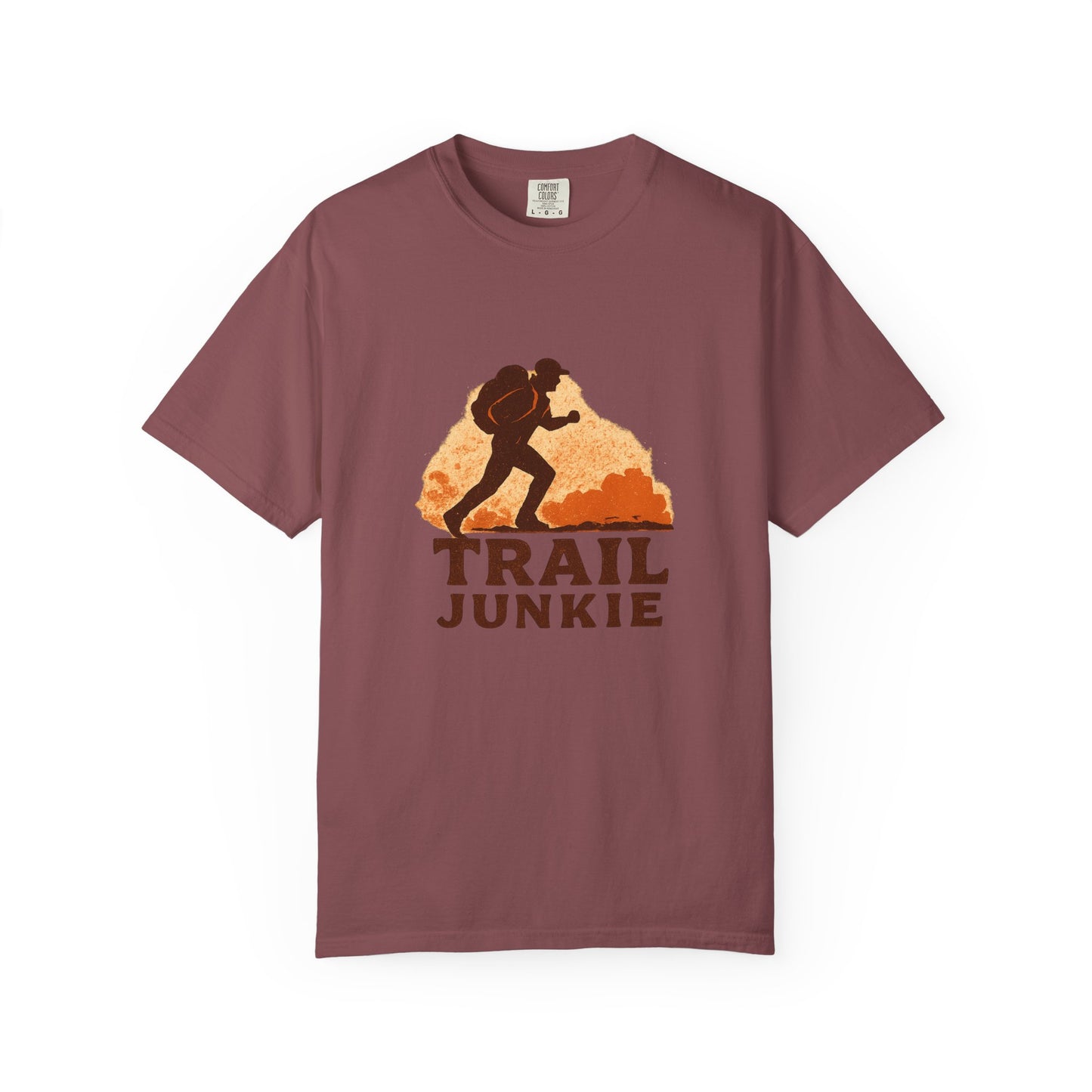 Trail Junkie T-Shirt | Funny Hiking Shirt for Men & Women | Outdoor Adventure Tee, Hiker Gift for Trail Lovers