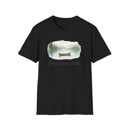 Canoe on Calm Lake T-Shirt