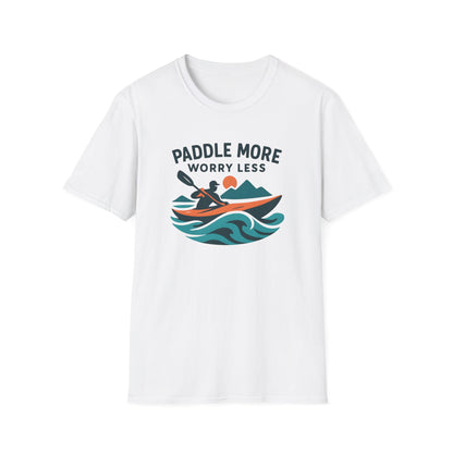 Paddle More Worry Less T-Shirt