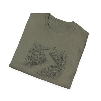 Winding path through grass T-Shirt