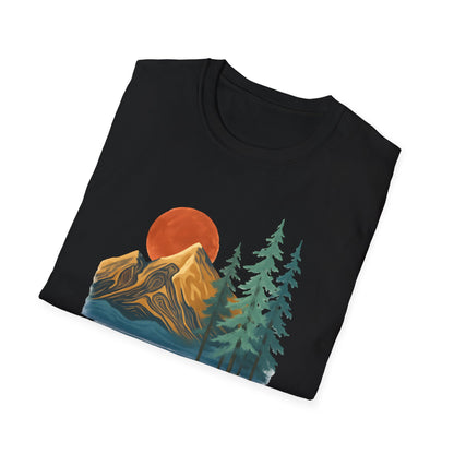 Sunset Mountain Scene T-Shirt